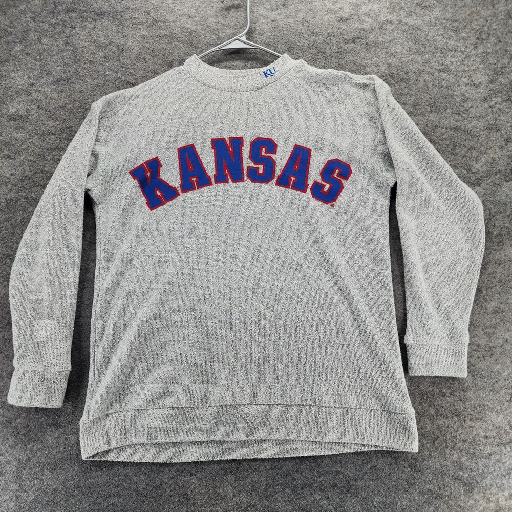 Kansas Jayhawks Sweatshirt Womens Small Gray Victoria Secret